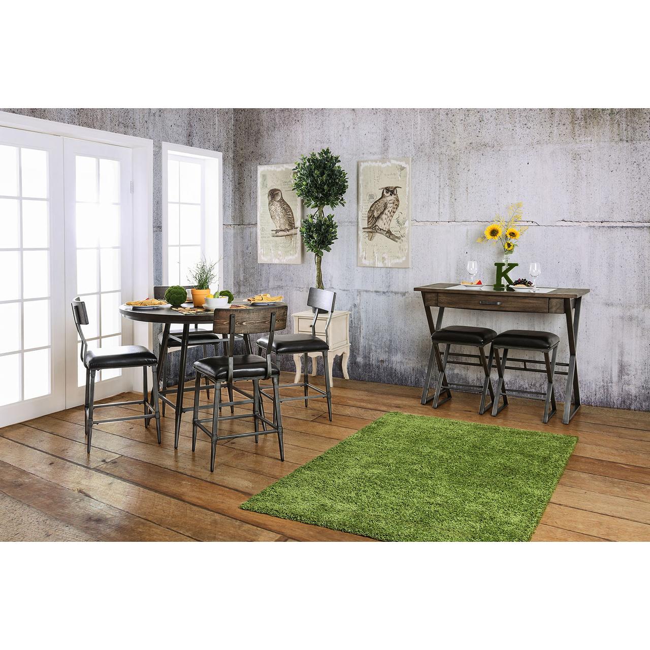 Furniture of America Mullane CM3370RPT Counter Height Table IMAGE 5