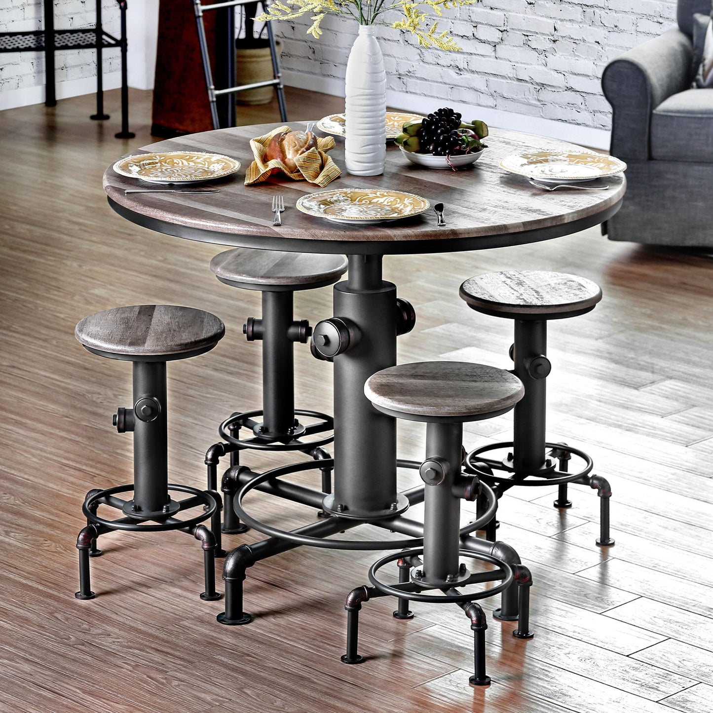 Furniture of America Foskey CM3367PC-2PK Counter Height Chair IMAGE 3