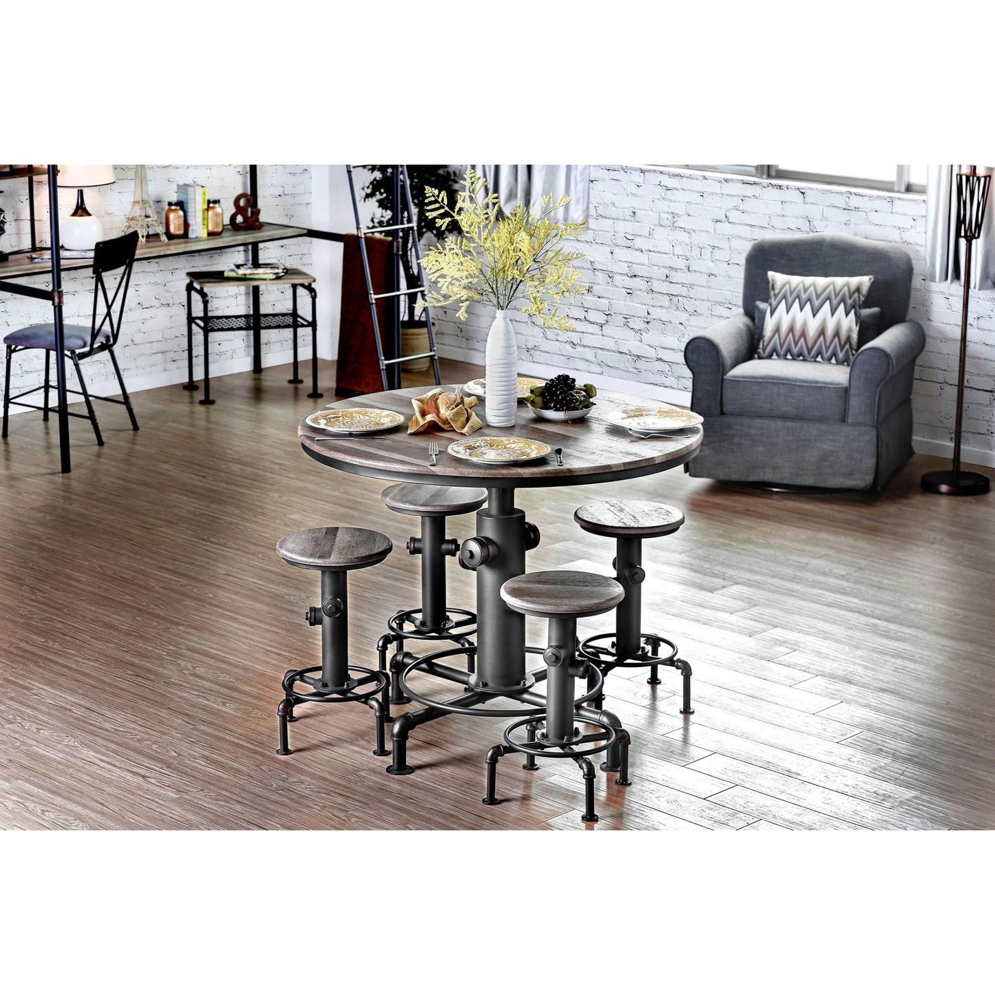 Furniture of America Foskey CM3367PC-2PK Counter Height Chair IMAGE 4