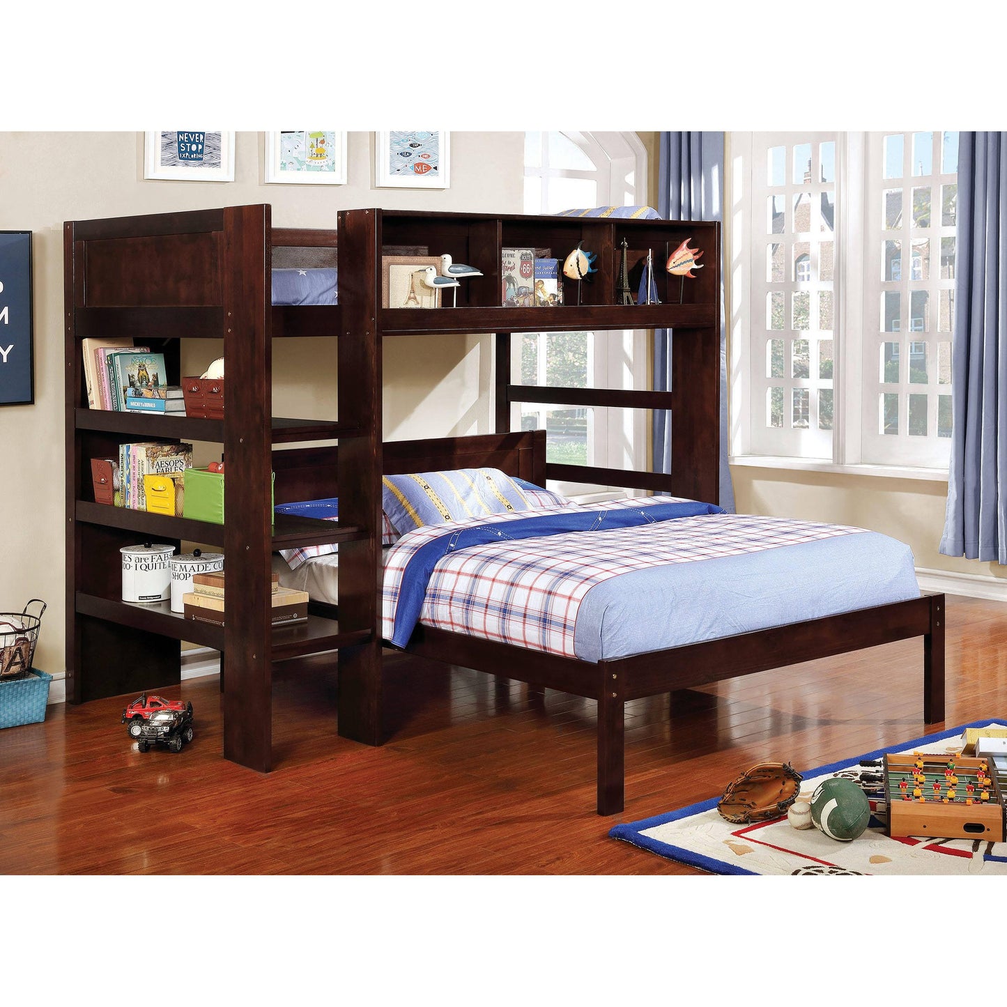 Furniture of America Kids Beds Loft Bed CM-BK965EX-L-BED IMAGE 6