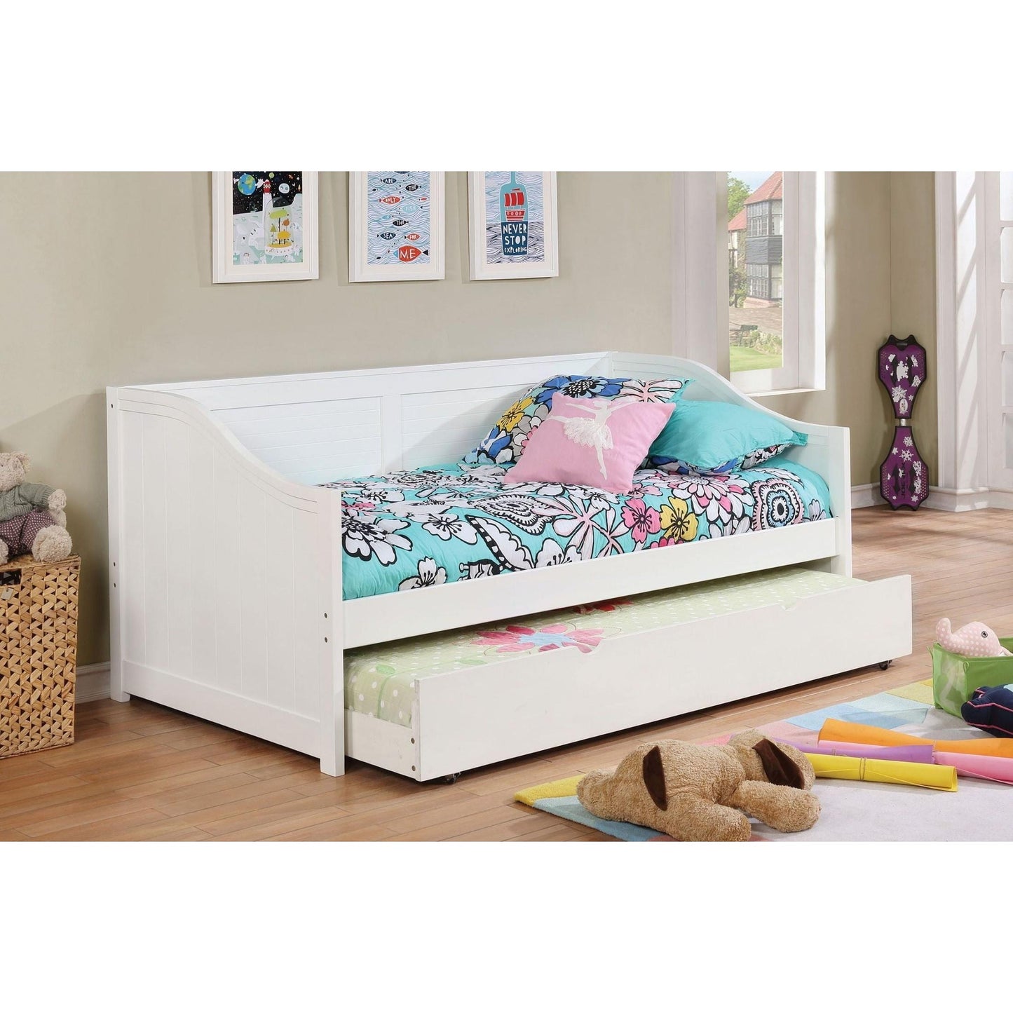 Furniture of America Frida Twin Daybed CM1950WH-BED IMAGE 2