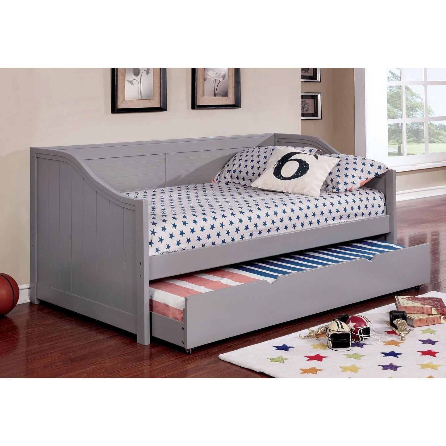 Furniture of America Frida Twin Daybed CM1950GY-BED IMAGE 2