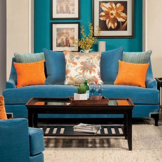 Furniture of America Vincenzo Stationary Fabric Sofa SM2203-SF IMAGE 1