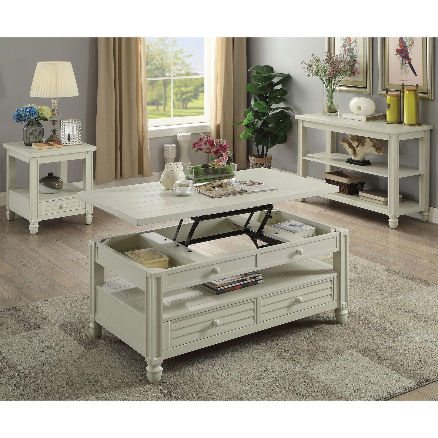 Furniture of America Suzette End Table CM4615WH-E IMAGE 4