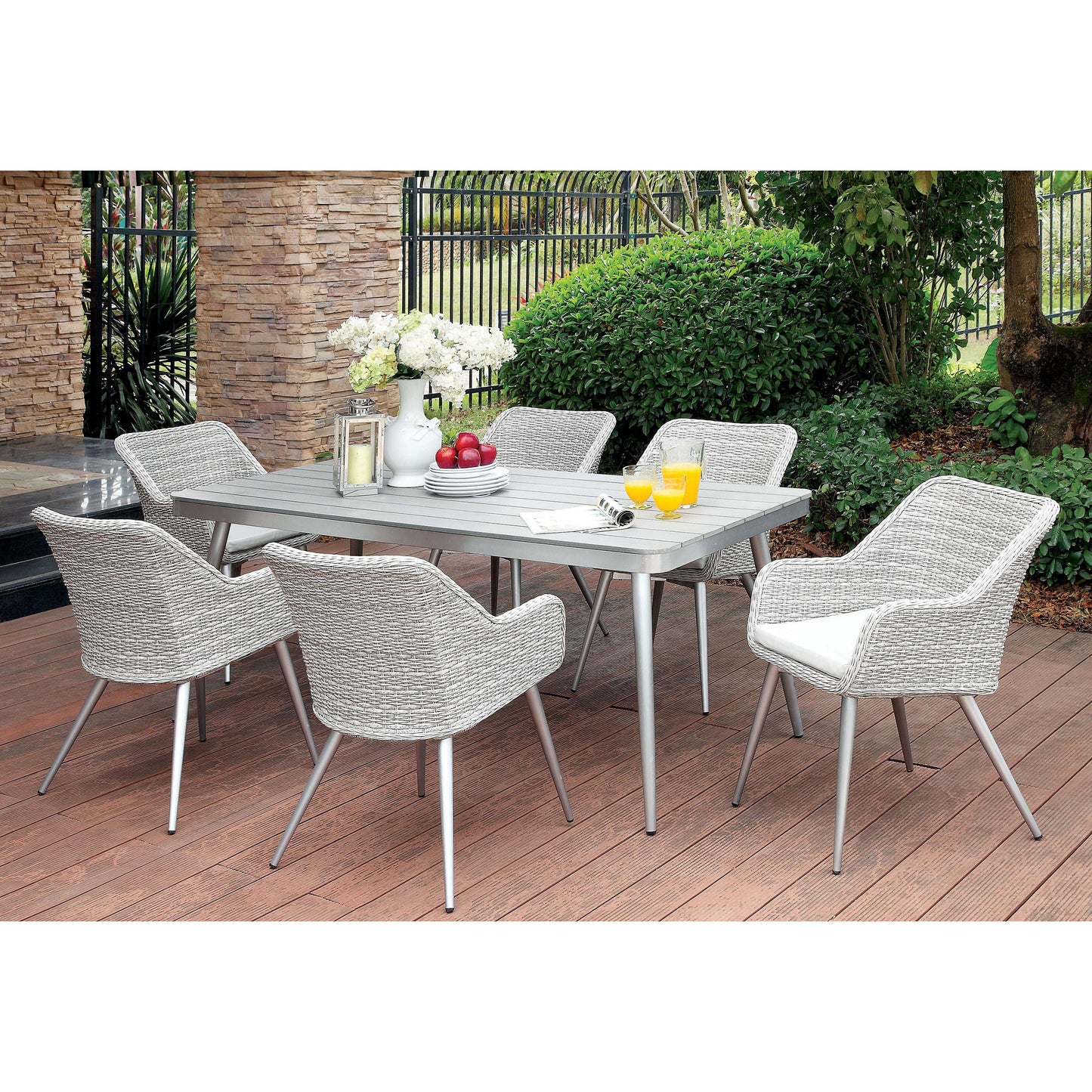 Furniture of America Outdoor Tables Dining Tables CM-OT1866-T IMAGE 5