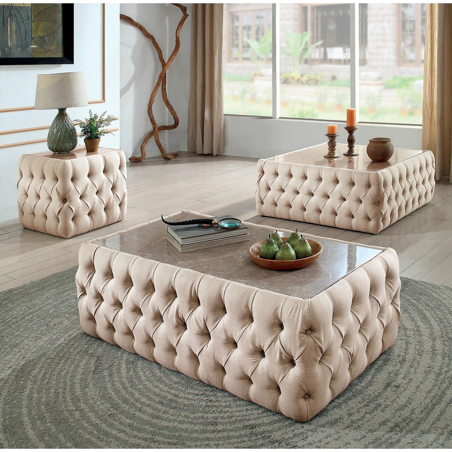 Furniture of America Deja Coffee Table CM4185SQ IMAGE 3