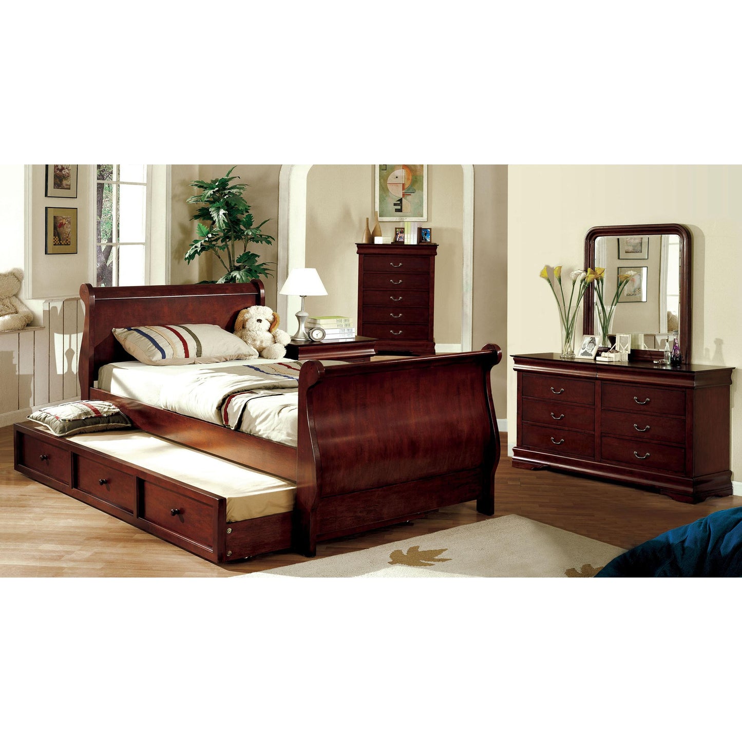 Furniture of America Kids Beds Bed CM7828CTR-TWIN-BED IMAGE 3