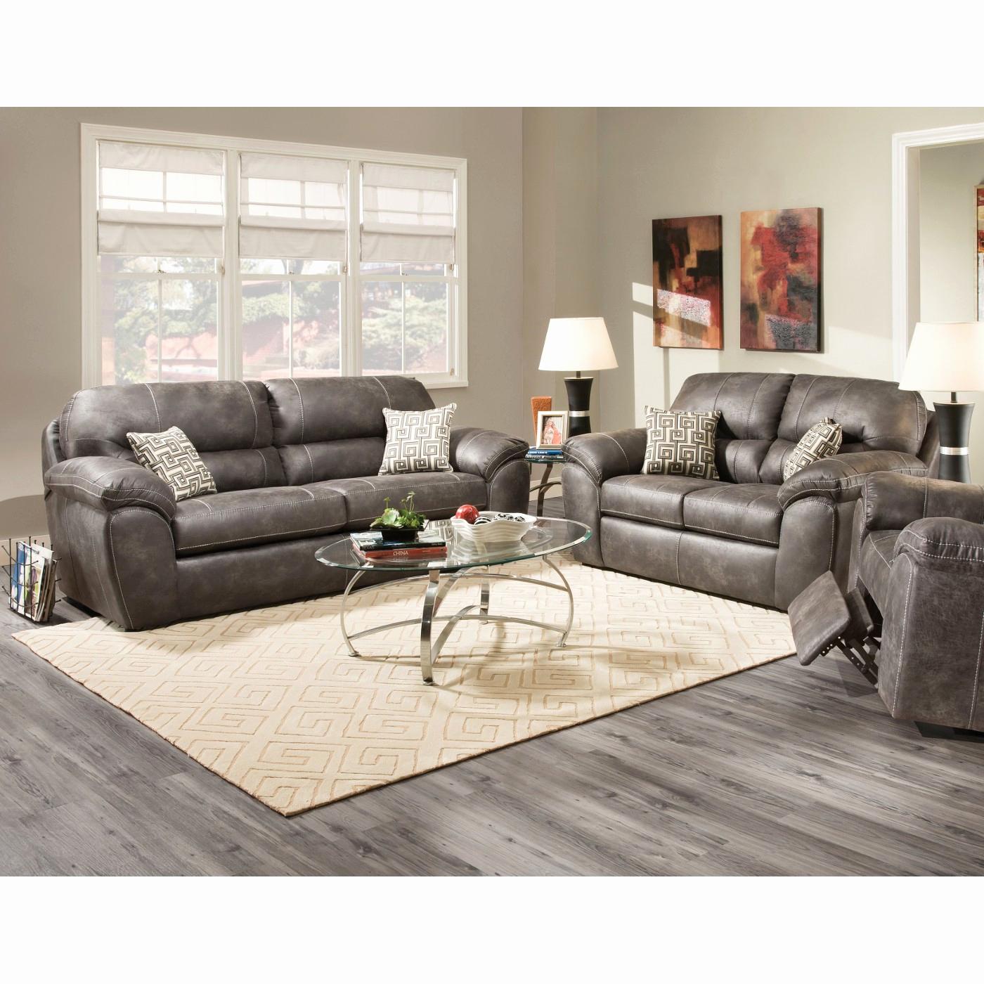 Furniture of America Douglas Leatherette Recliner SM5118-RC IMAGE 2