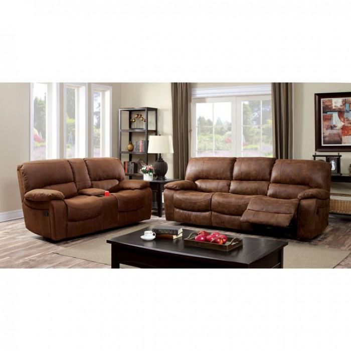 Furniture of America Millville Leatherette Recliner CM6315-CH IMAGE 4