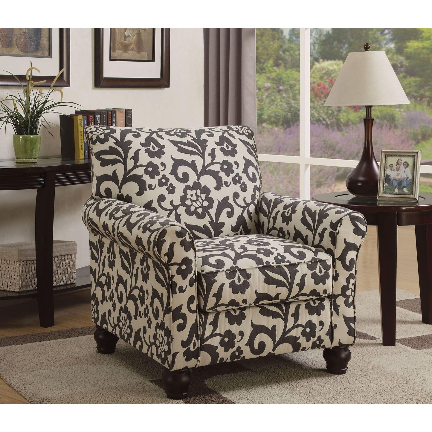 Furniture of America Clea Stationary Fabric Accent Chair CM6139B IMAGE 5