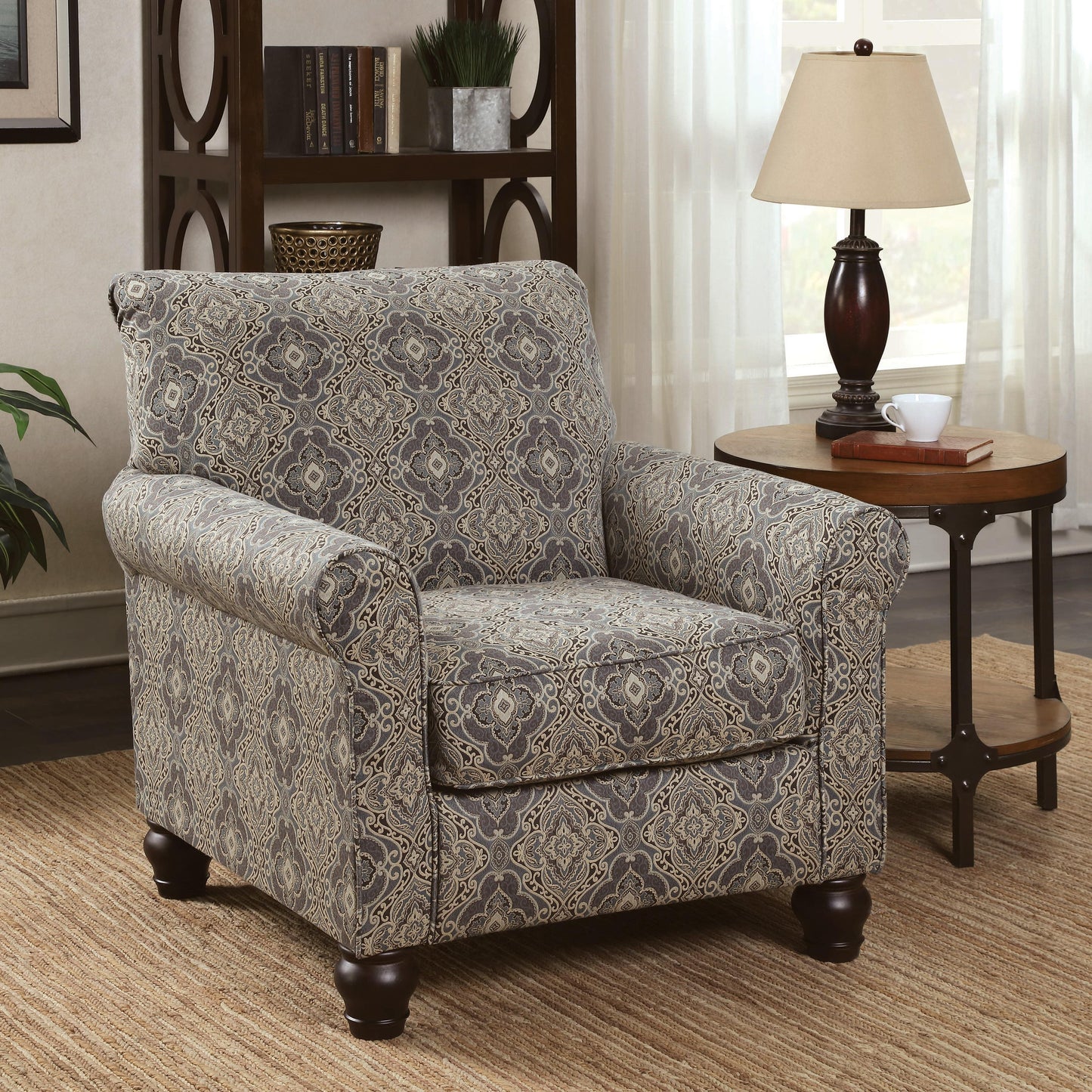 Furniture of America Clea Stationary Fabric Accent Chair CM6139A IMAGE 5