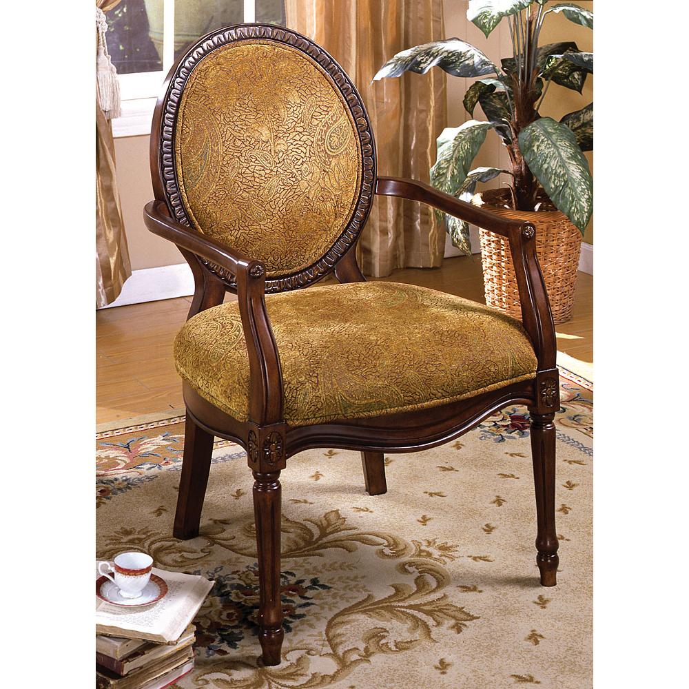 Furniture of America Hamilton Stationary Fabric Accent Chair CM-AC6116 IMAGE 2