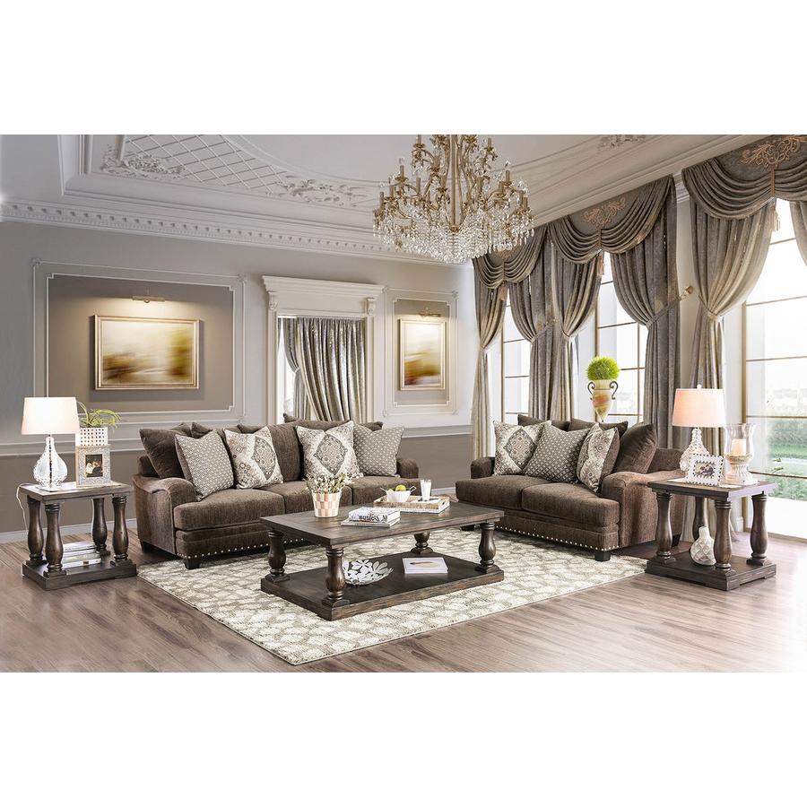 Furniture of America Pauline Stationary Fabric Sofa SM3075-SF IMAGE 6