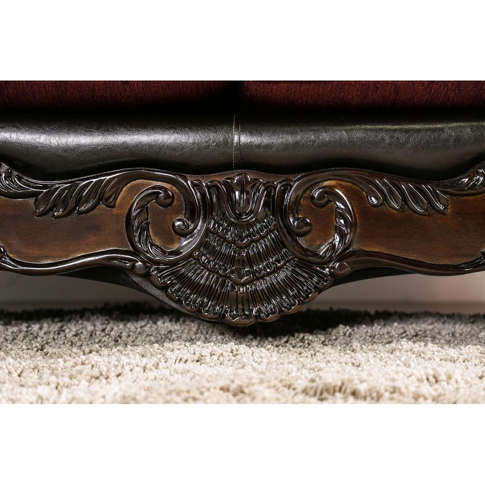 Furniture of America Quirino Stationary Fabric Loveseat SM6415-LV IMAGE 8