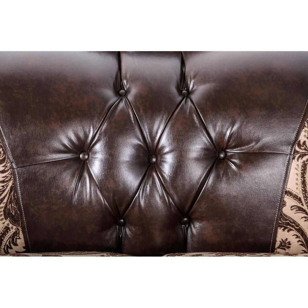Furniture of America Quirino Stationary Fabric Loveseat SM6416-LV IMAGE 2