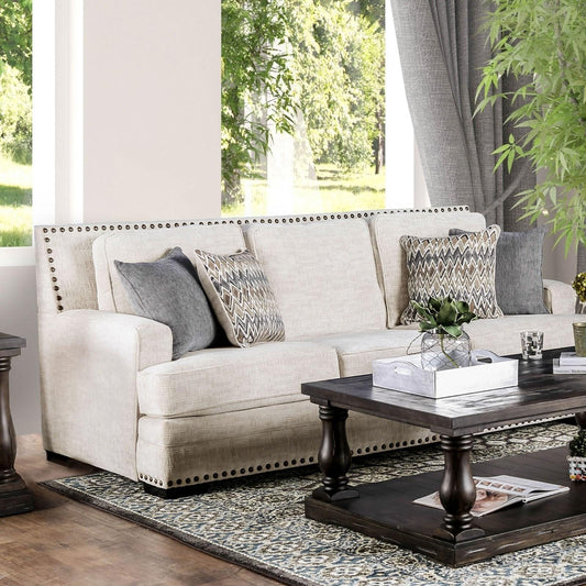 Furniture of America Osvaldo Stationary Fabric Sofa SM5188-SF IMAGE 1