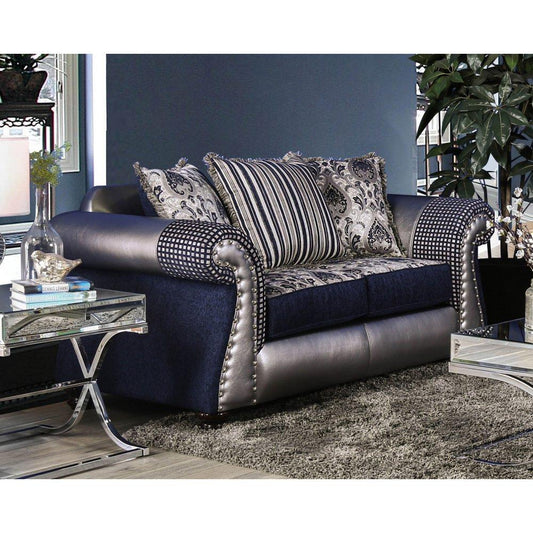 Furniture of America Katarina Stationary Fabric Loveseat SM6418-LV IMAGE 1