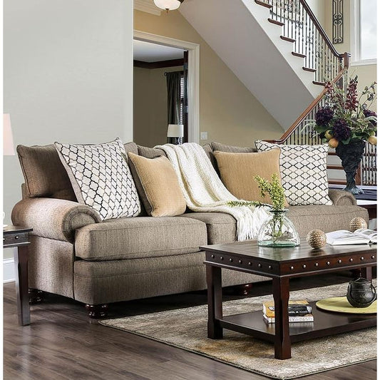 Furniture of America Augustina Stationary Fabric Sofa SM5164-SF IMAGE 1