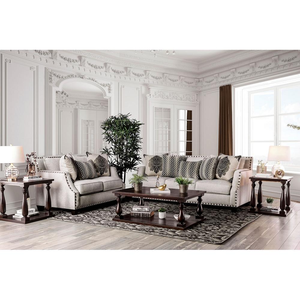 Furniture of America Cornelia Stationary Fabric Loveseat SM3072-LV IMAGE 4