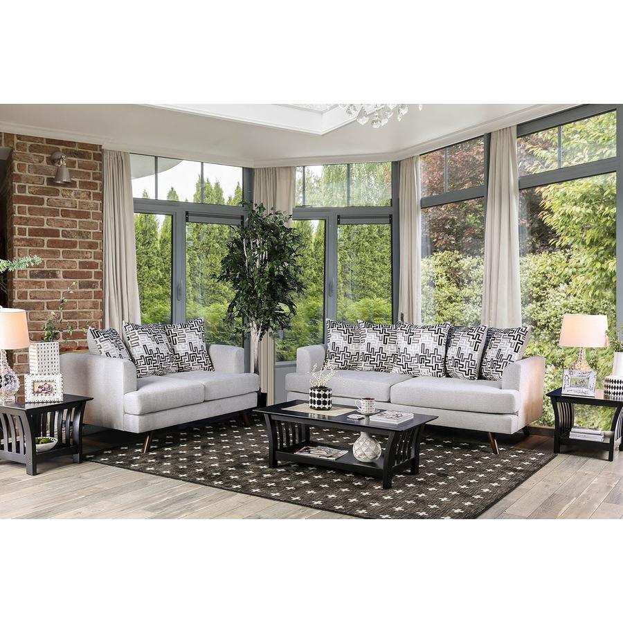 Furniture of America Blaenavon Stationary Fabric Loveseat SM8826-LV IMAGE 7