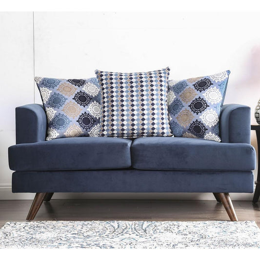 Furniture of America Blaenavon Stationary Fabric Loveseat SM8825-LV IMAGE 1