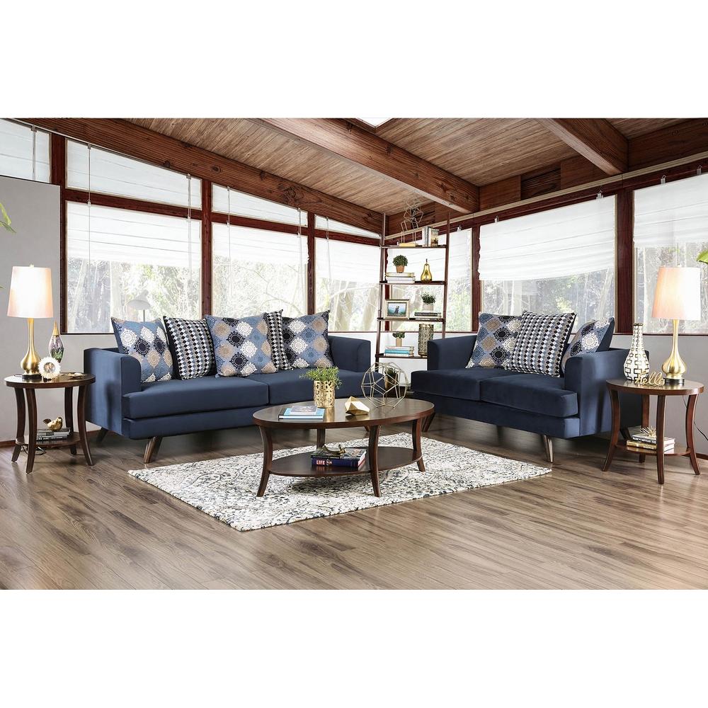 Furniture of America Blaenavon Stationary Fabric Loveseat SM8825-LV IMAGE 6