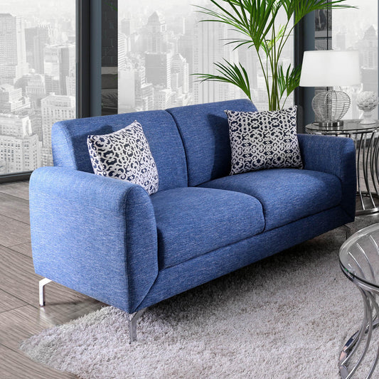 Furniture of America Lauritz Stationary Fabric Loveseat CM6088-LV IMAGE 1