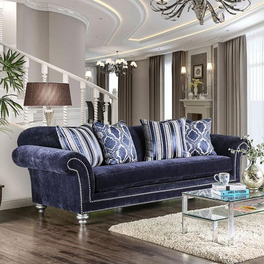 Furniture of America Safiya Stationary Fabric Sofa SM2234-SF IMAGE 1
