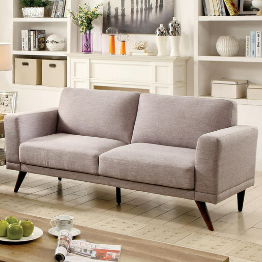 Furniture of America Janie Stationary Fabric Sofa CM6977GY-SF IMAGE 1