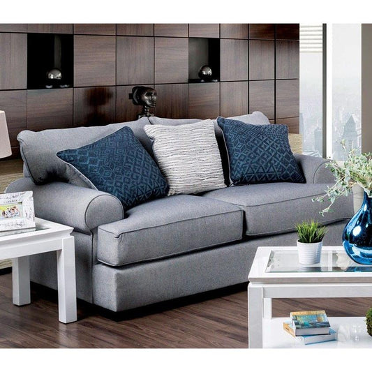 Furniture of America Gilda Stationary Fabric Loveseat SM1271-LV IMAGE 1