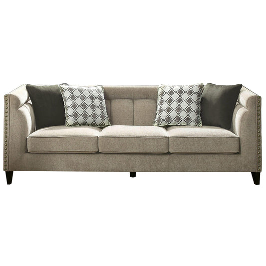 Furniture of America Kristi Stationary Fabric Sofa CM6835-SF IMAGE 1