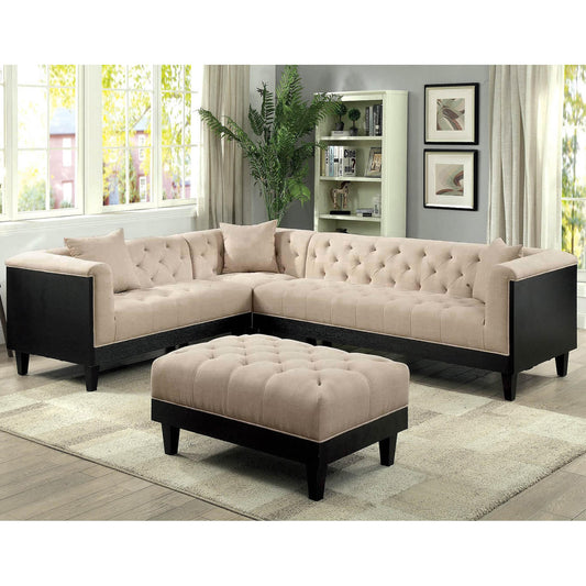 Furniture of America Hillary Fabric 3 pc Sectional CM6087-SECT IMAGE 1