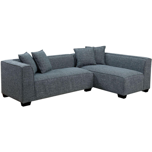Furniture of America Jaylene Fabric 2 pc Sectional CM6120-SECTIONAL IMAGE 1