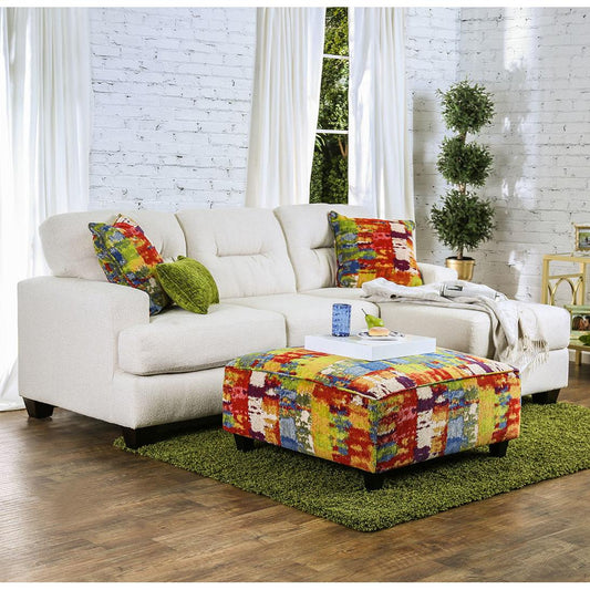 Furniture of America Pollock Fabric 2 pc Sectional SM8230 IMAGE 1