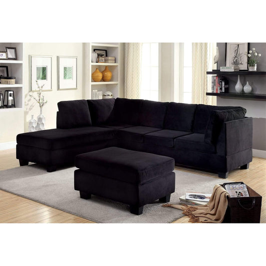 Furniture of America Lomma Fabric 2 pc Sectional CM6316-SECTIONAL IMAGE 1