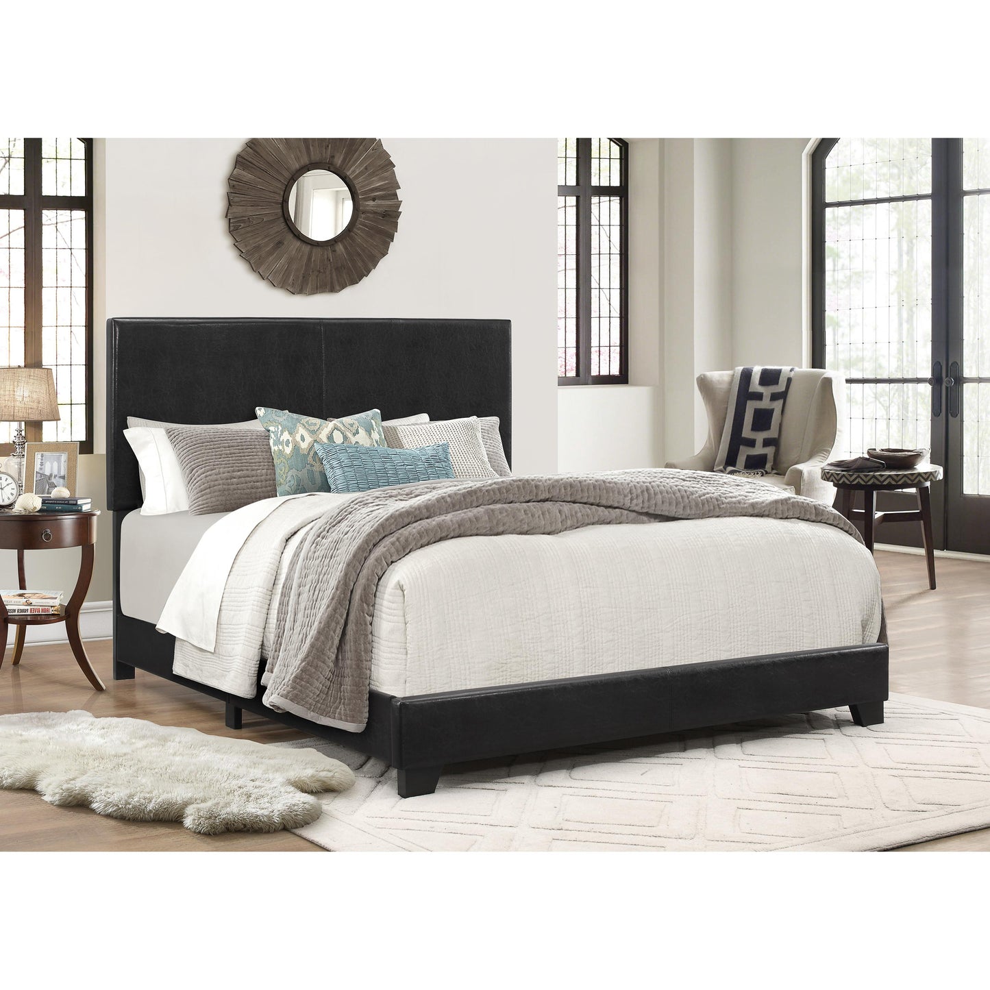 Crown Mark Erin Full Upholstered Platform Bed 5271PU-F IMAGE 2