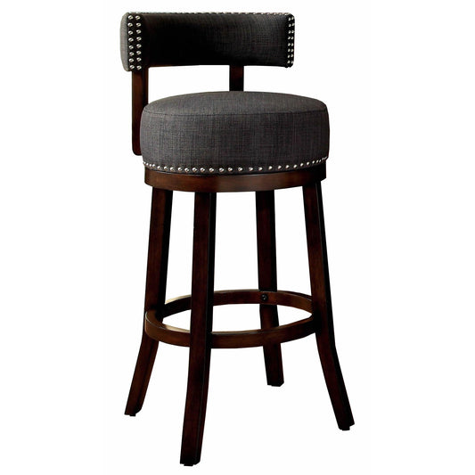 Furniture of America Lynsey CM-BR6252GY-29-2PK 30" Bar Stool IMAGE 1