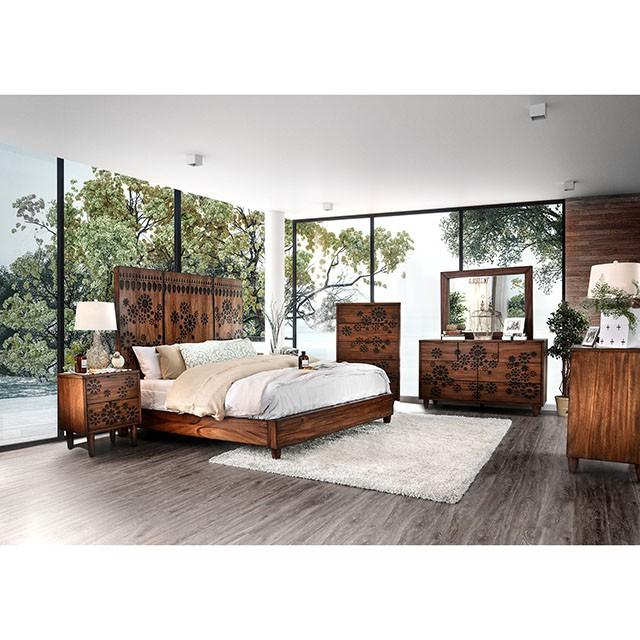Furniture of America Amarantha King Panel Bed CM7362EK-BED IMAGE 2