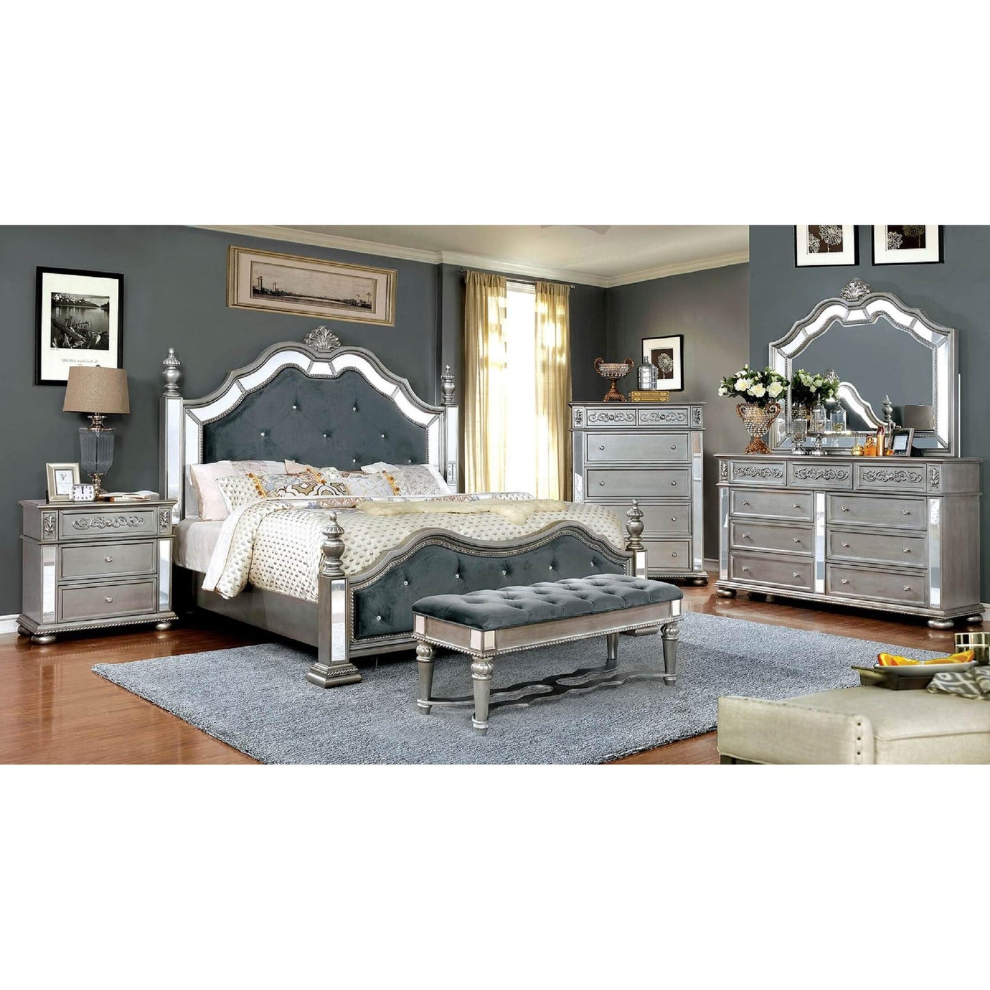 Furniture of America Azha CM7194N Night Stand IMAGE 4