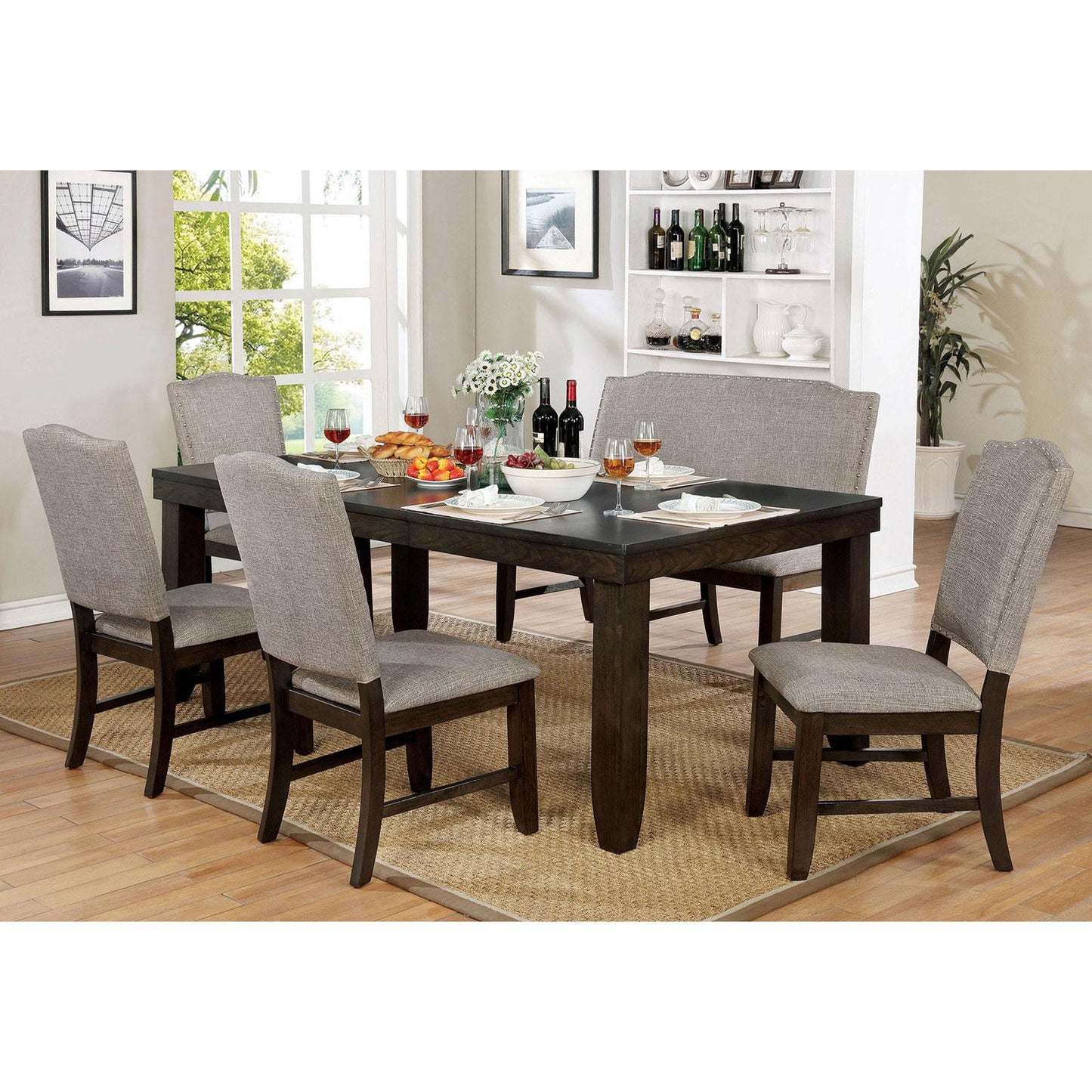 Furniture of America Teagan Bench CM3911BN IMAGE 3