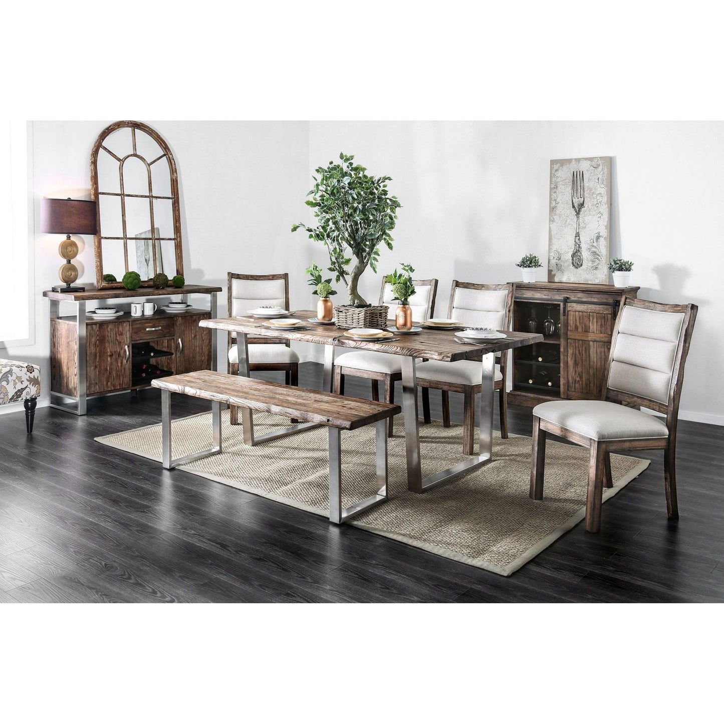 Furniture of America Mandy Dining Table CM3451A-T-TABLE IMAGE 8