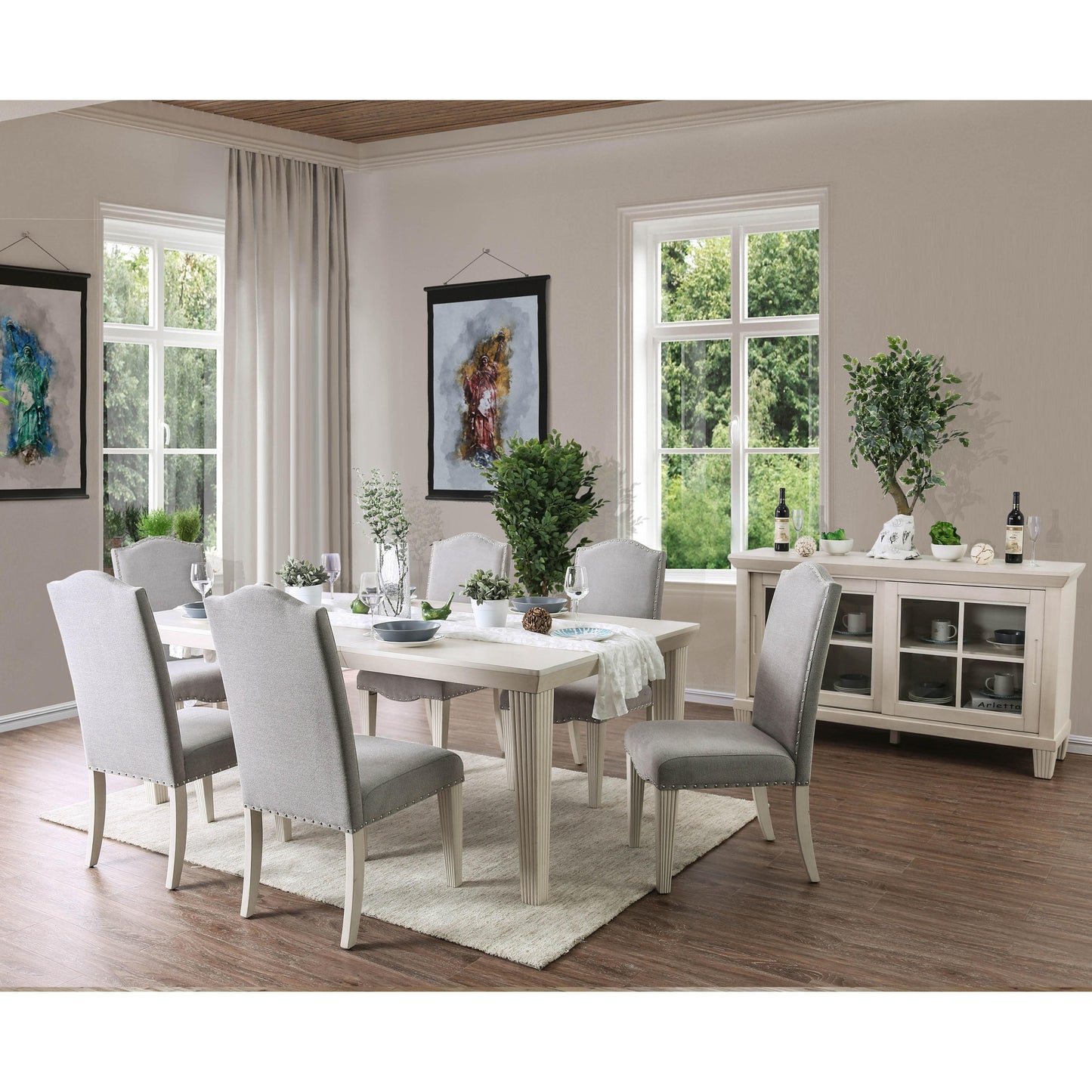 Furniture of America Daniella CM3630SC-2PK Side Chair IMAGE 3