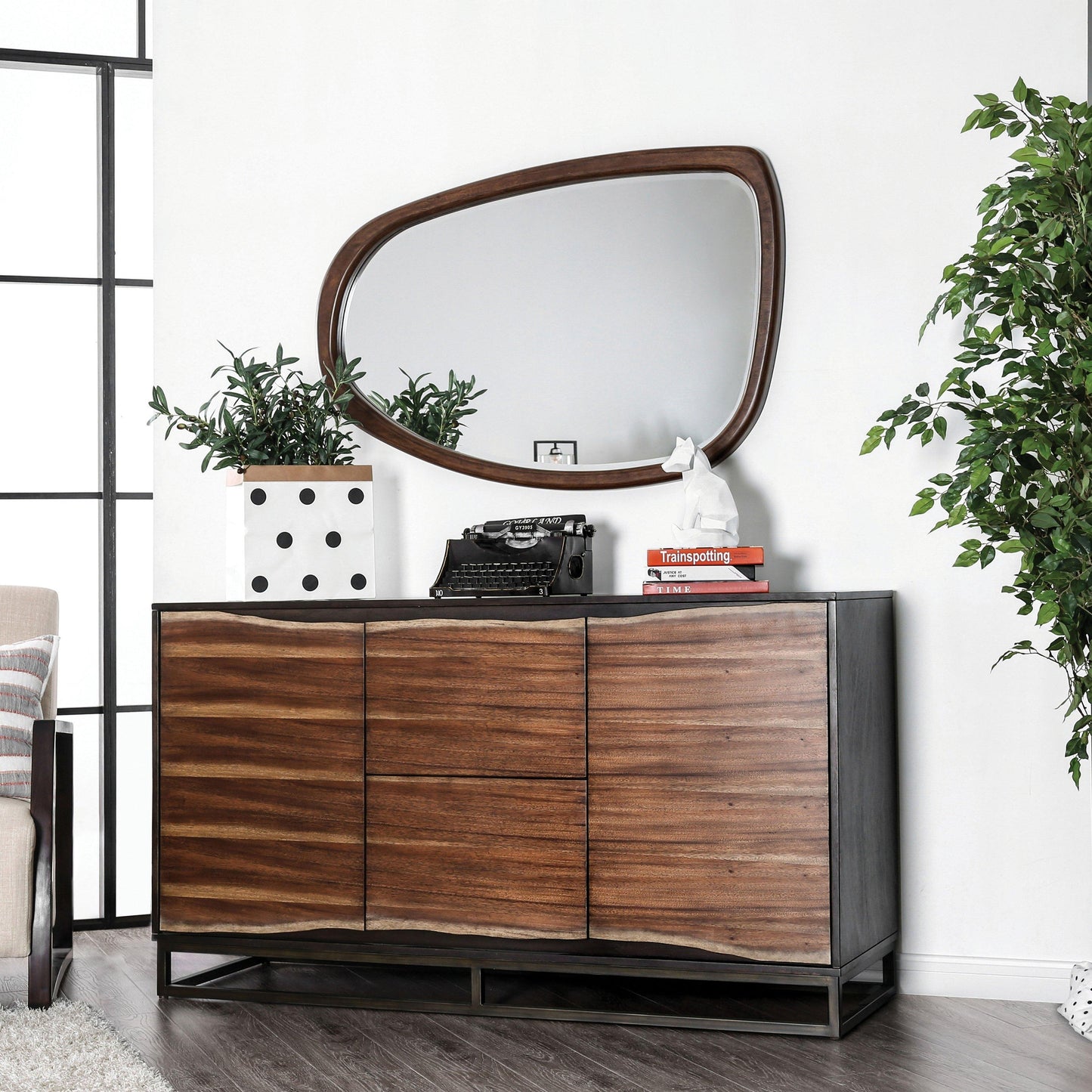 Furniture of America Fulton Dresser Mirror CM7363IM IMAGE 4
