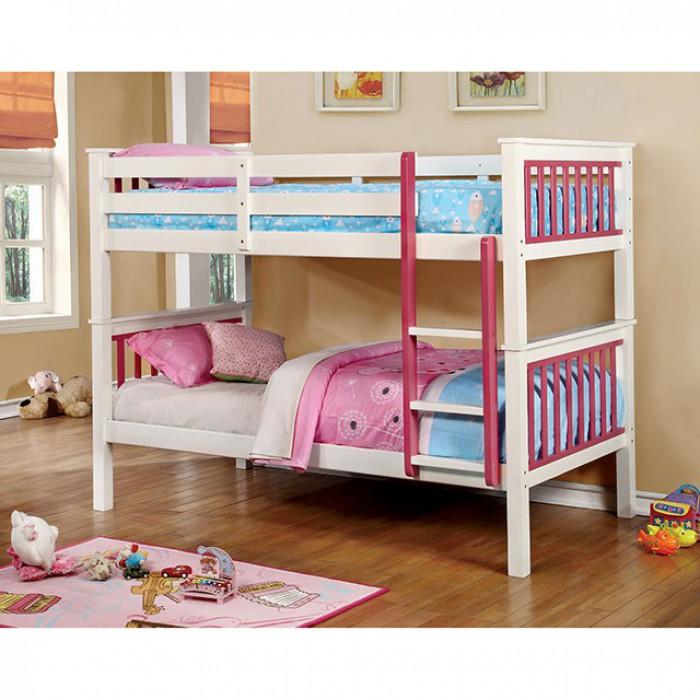 Furniture of America Kids Beds Bunk Bed CM-BK625T-PK-BED IMAGE 1