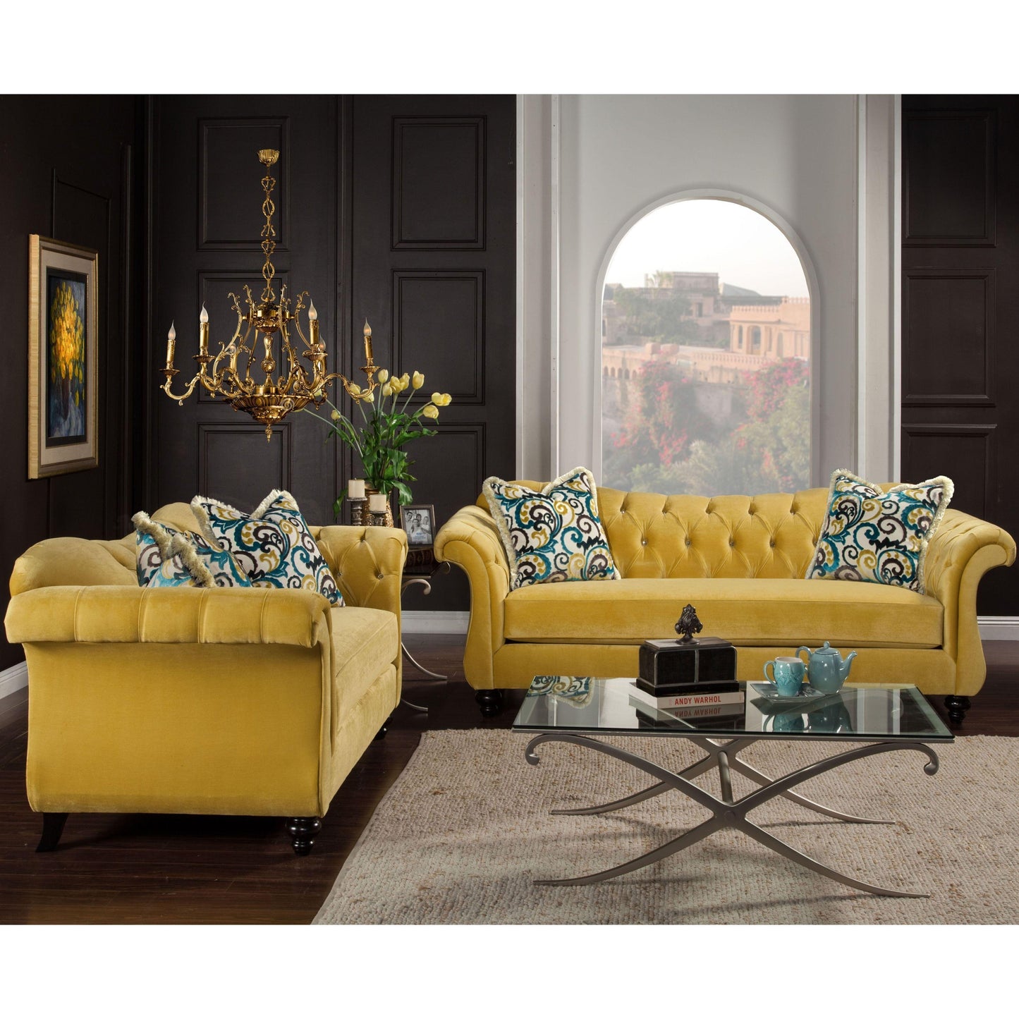 Furniture of America Antoinette Stationary Fabric Sofa SM2223-SF IMAGE 5