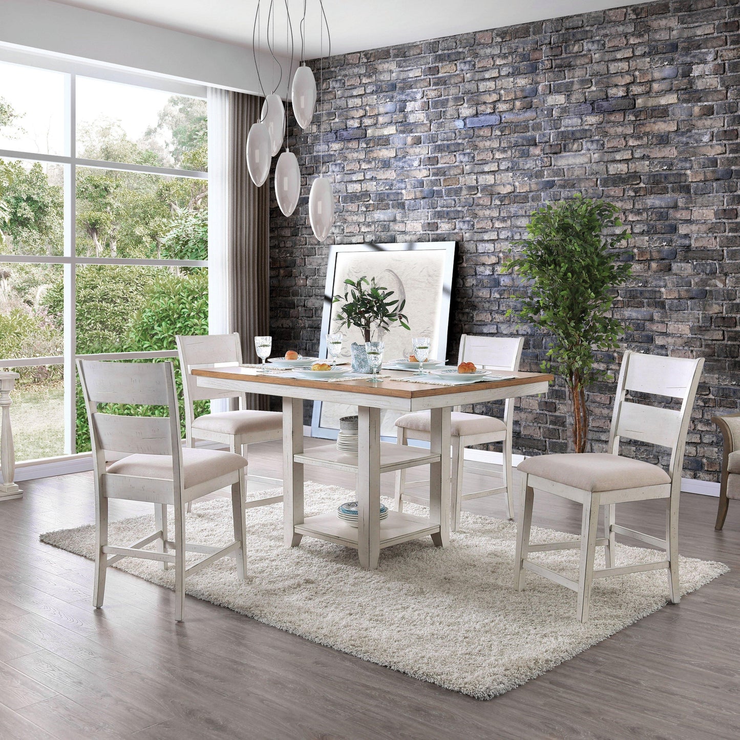Furniture of America Bridgid II Counter Height Dining Chair CM3858PC-2PK IMAGE 4