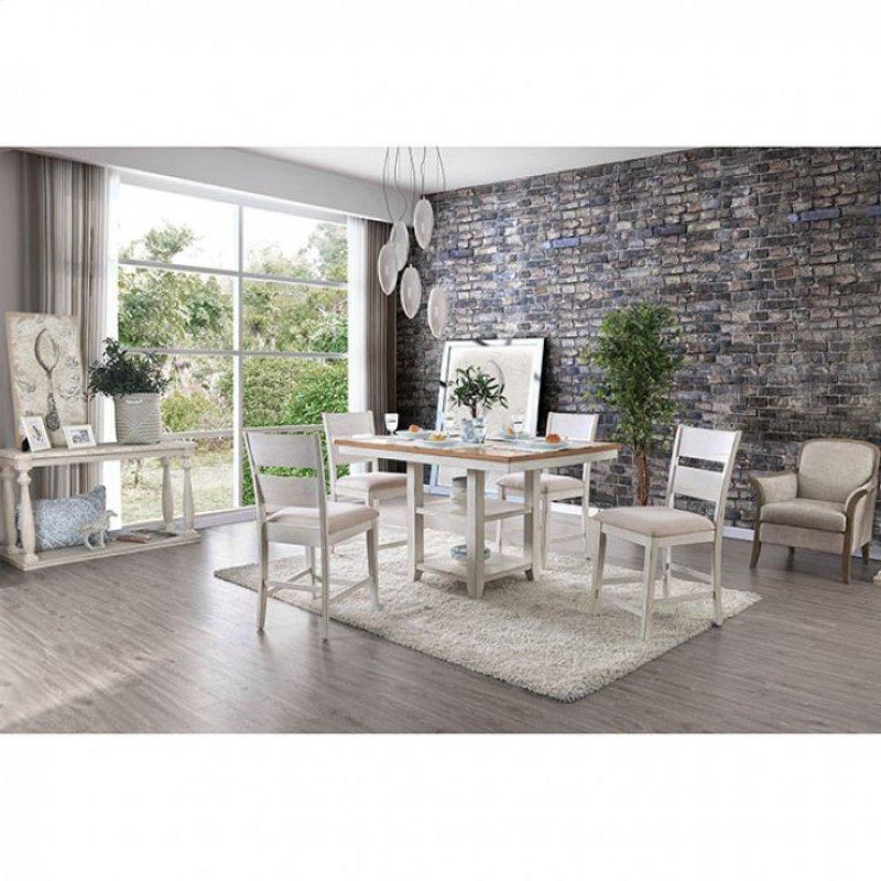 Furniture of America Bridgid II Counter Height Dining Table CM3858PT IMAGE 2