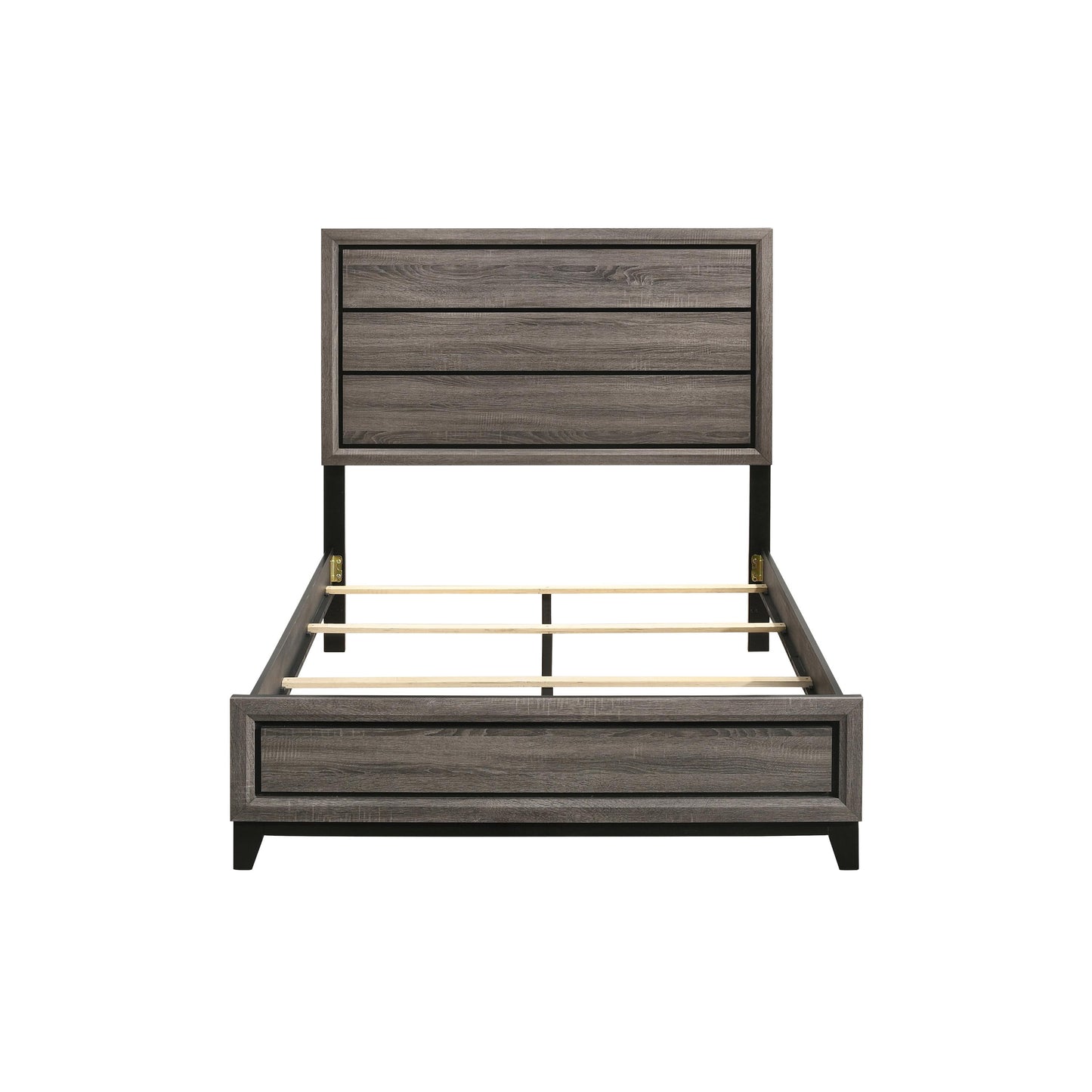 Coaster Furniture Watson 212421KE Wood Eastern King Panel Bed - Grey Oak IMAGE 4