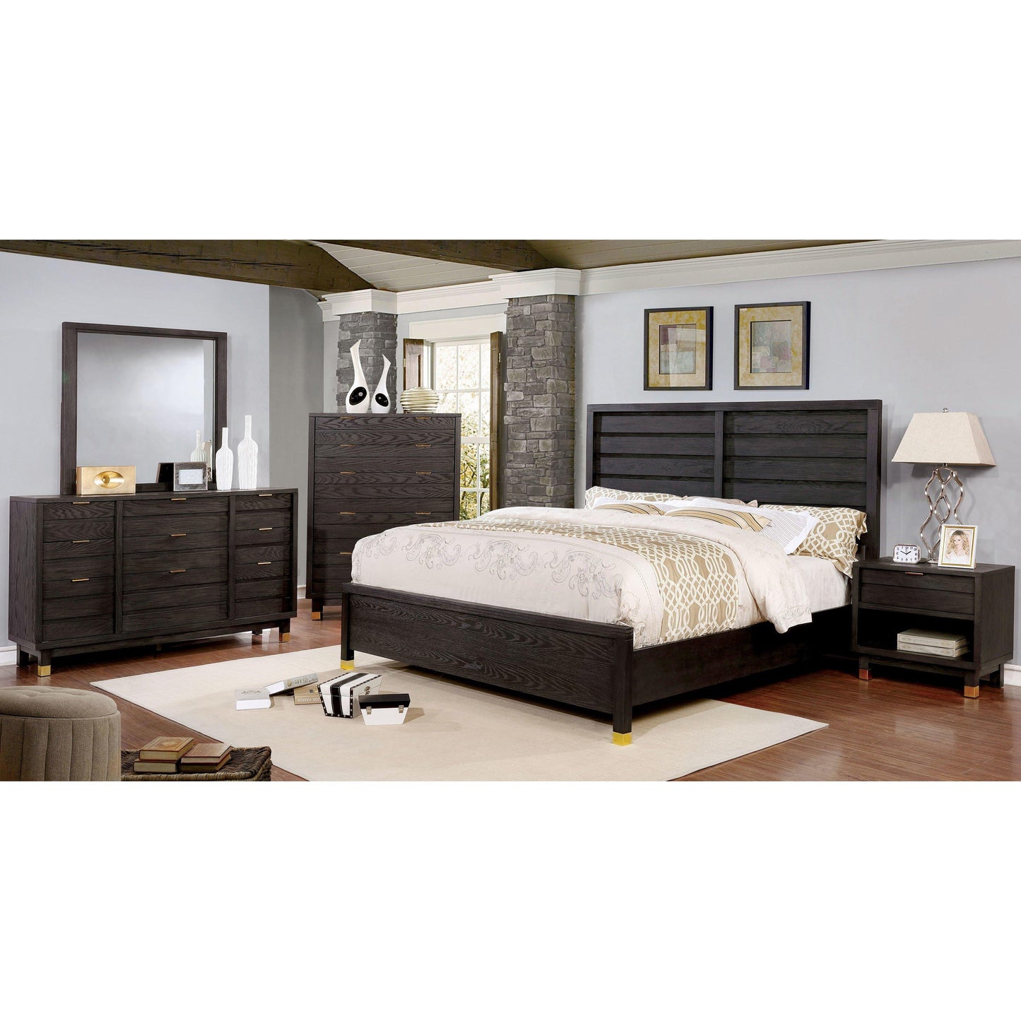 Furniture of America Bailey 5-Drawer Chest CM7510C IMAGE 4