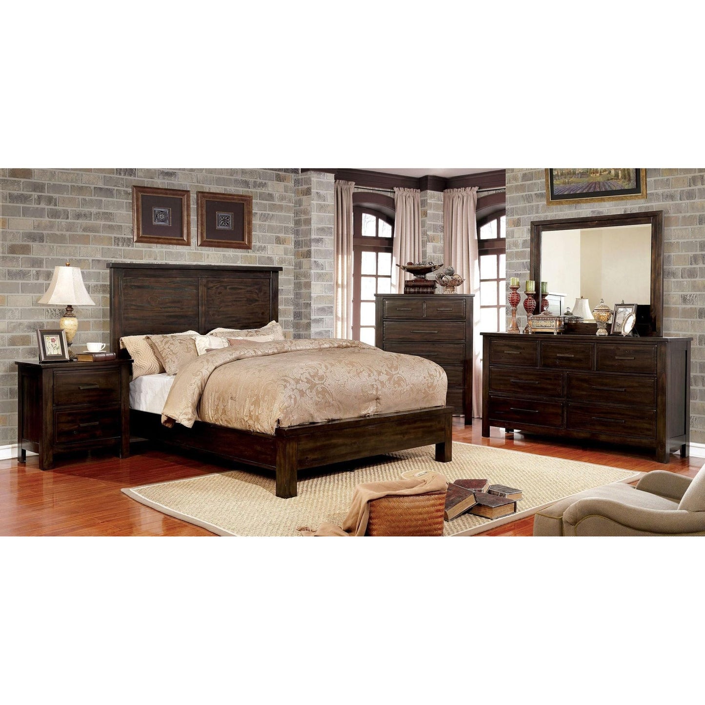 Furniture of America Canopus King Panel Bed CM7422EK-BED IMAGE 4